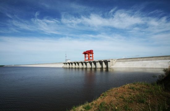 尼尔基水库图片全景图片