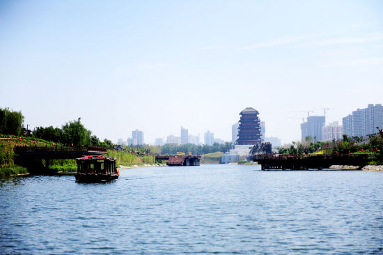 西安十大文化景區 漢城湖大風閣