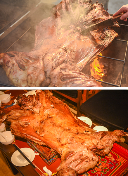 洁白的哈达,藏式热巴鼓欢迎仪式和切玛祈福瞬间带来浓浓的藏族风情