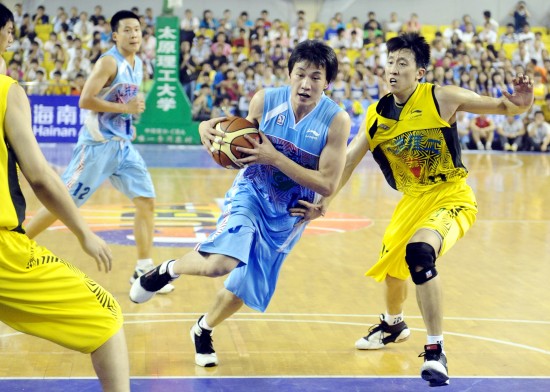 图文-[cuba]太原理工胜山东科大 张康突破