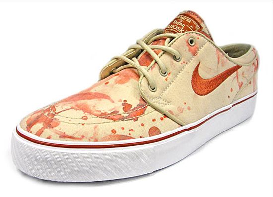 血痕滑板鞋万圣节版本nikesbstefanjanoski