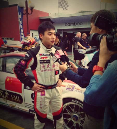 黎智聪出战澳门gt杯赛 力争夺取年度车手冠军(图)