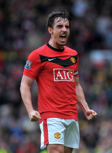 有人注意这张照片么,内维尔真的很high