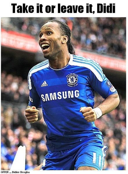 切尔西欲续约德罗巴