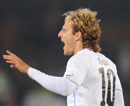 图文-[小组赛]南非0-3乌拉圭 弗兰呐喊庆祝