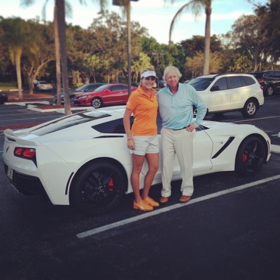 lpga女星汤普森购买跑车犒劳自己