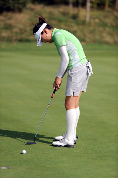 月31日,2009年太湖欧亚女子公开赛在苏州太湖国际球会进行第二轮较量