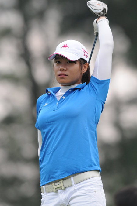 图文希望赛海南站决赛轮吕政赛前热身