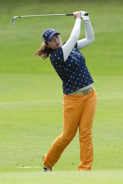 图文lpga泰国本田赛赛首轮中国选手冯珊珊