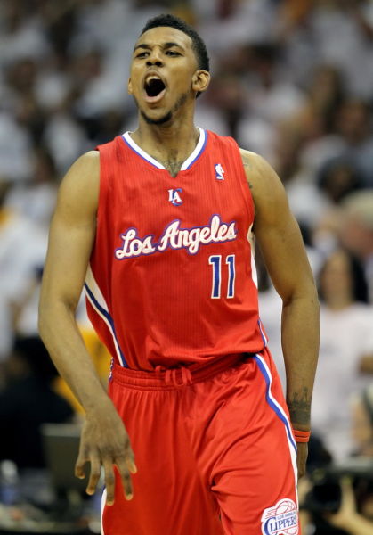 图文季后赛快船9998灰熊逆转功臣尼克扬