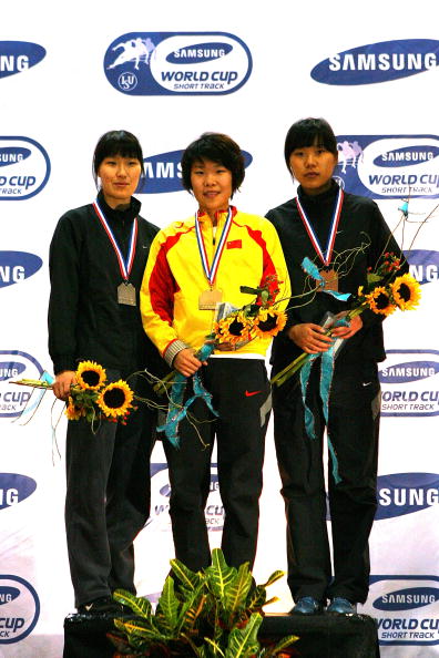 图文短道速滑世界杯美国站赛况周洋获1500米冠军