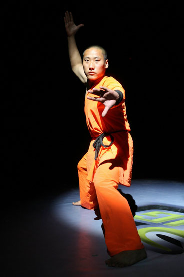 图文武林大会少林罗汉拳16强选手张坤