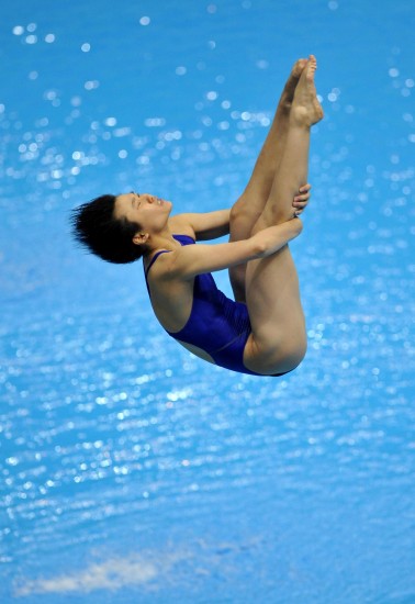 图文-[全运跳水]女子1米板决赛 施廷懋动作标准