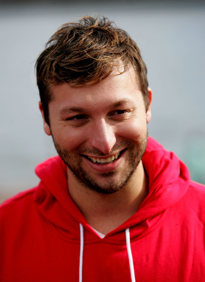 图文索普身材发福当宣传使者笑容依然很灿烂