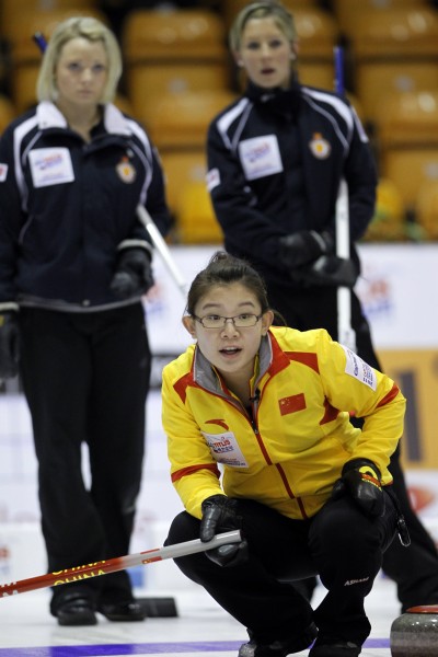 图文冰壶世锦赛中国82苏格兰王冰玉令对手无奈