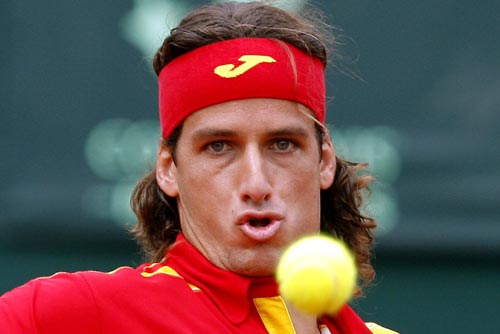 图文戴杯西班牙队大胜进决赛美男子洛佩兹